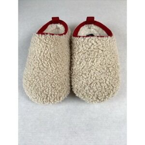 Hanna Andersson Kids Soft Slippers Faux Fur, Size 9/10